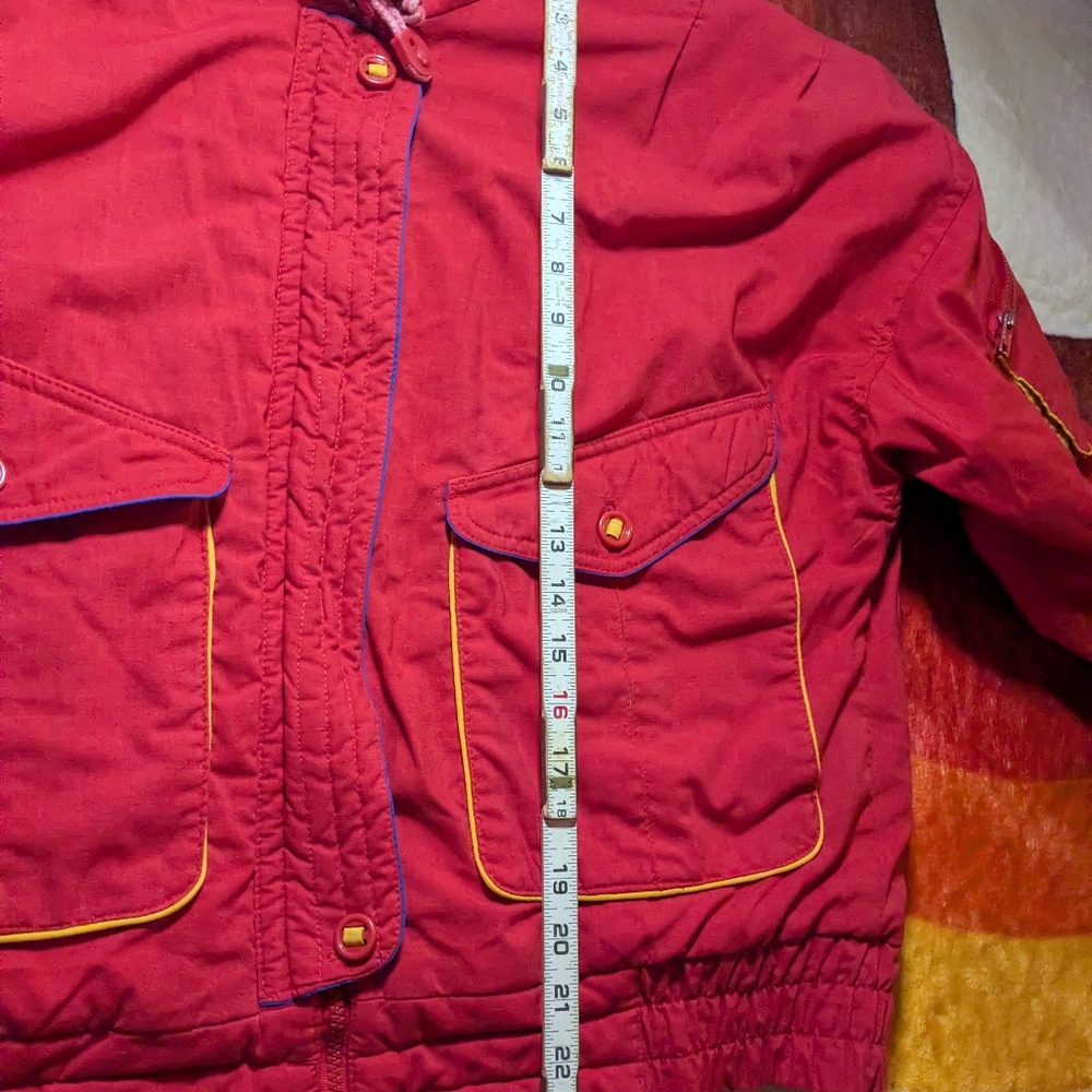 **SALE** Vintage Andy Johns Puffer Ski-style Coat Women's M 80s 90s - Picture 9 of 13